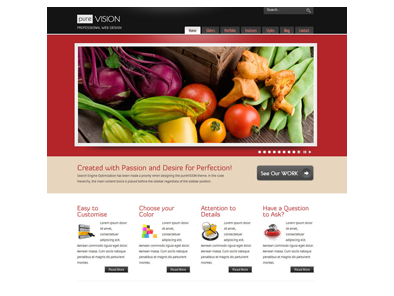 汉化主题—PureVISION商务企业主题