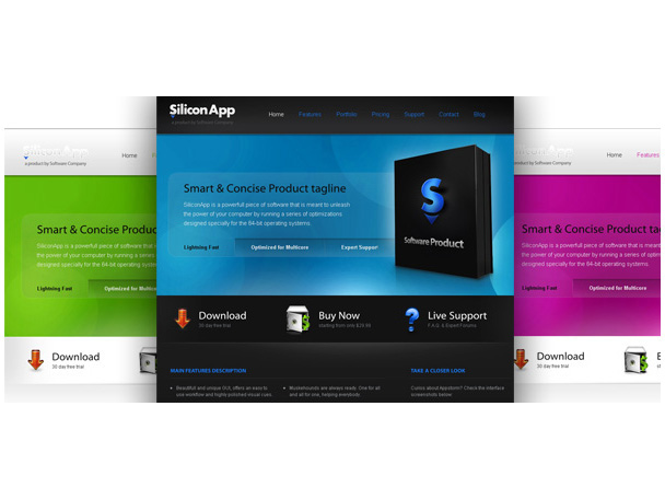 WordPress企业网站主题-SiliconApp-偶米工作室汉化版